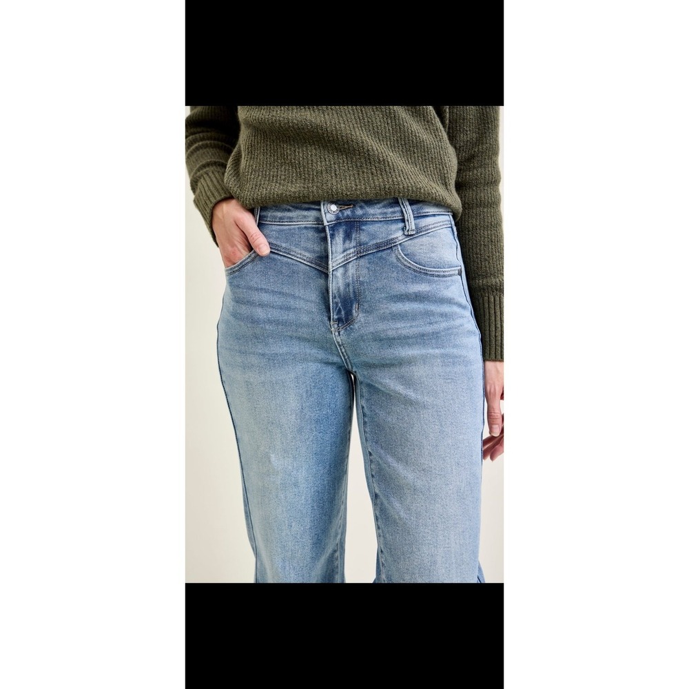 Judy Blue Women's High-Rise Western Front Yoke Skinny Jeans Sz 16W 88364